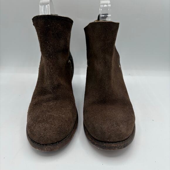 Anthropologie Holding Horses Leather Western Booties size 6 - Picture 7 of 7